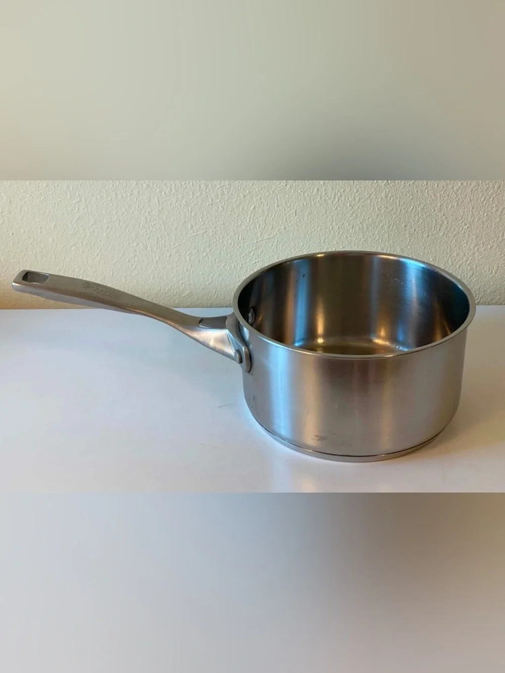 Calphalon Kitchen Essentials 2 Qt Saucepan, Stainless, Stick Handle, No Lid